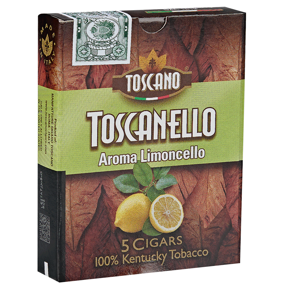 Toscanello Aroma Limoncello | Cigarillos | Pack of 5
