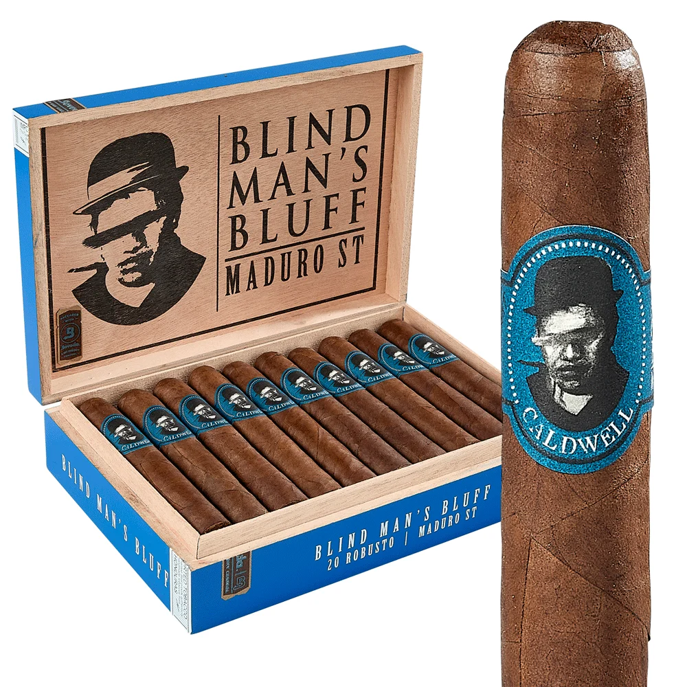 Caldwell Cigar Co Blind Mans Bluff Sweet Tip Maduro | Magnum | Box of 20