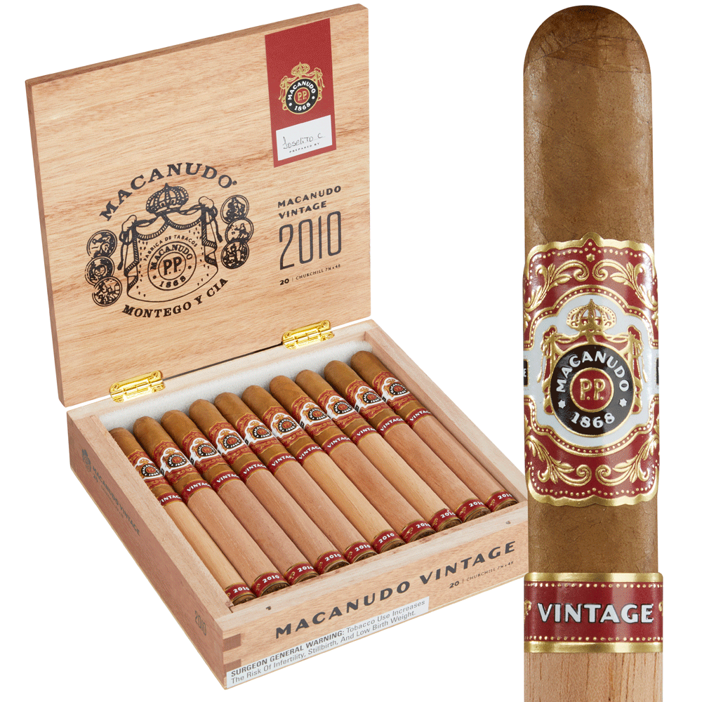Macanudo Vintage 2010 | Churchill | Box of 20