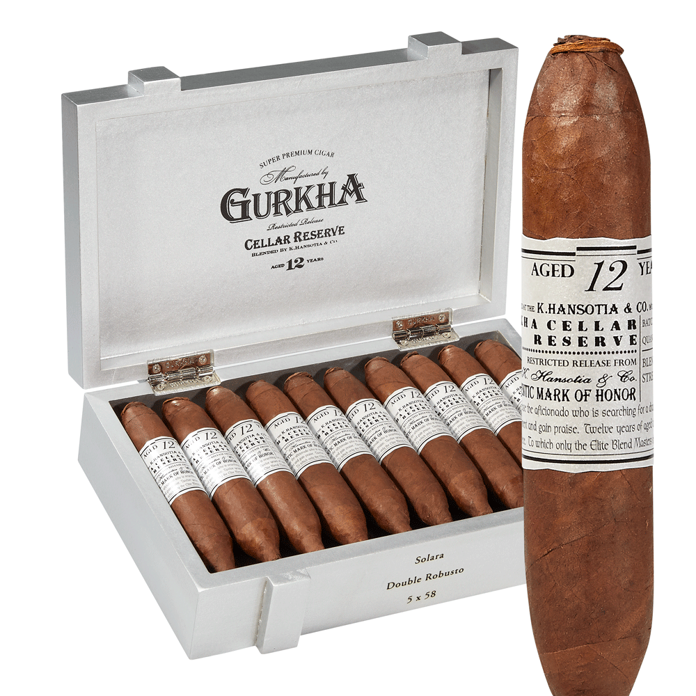 Gurkha Cellar Reserve 12 Year Platinum | Solara (Perfecto) | Box of 20