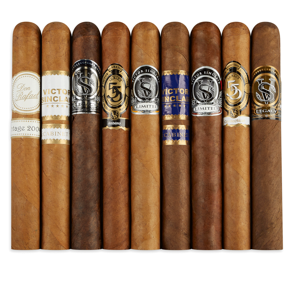 Victor Sinclair Premium 9-Cigar Toro Sampler (SPC) | Victor Sinclair Premium 9-Cigar Toro Sampler (SPC) | 9 Cigars