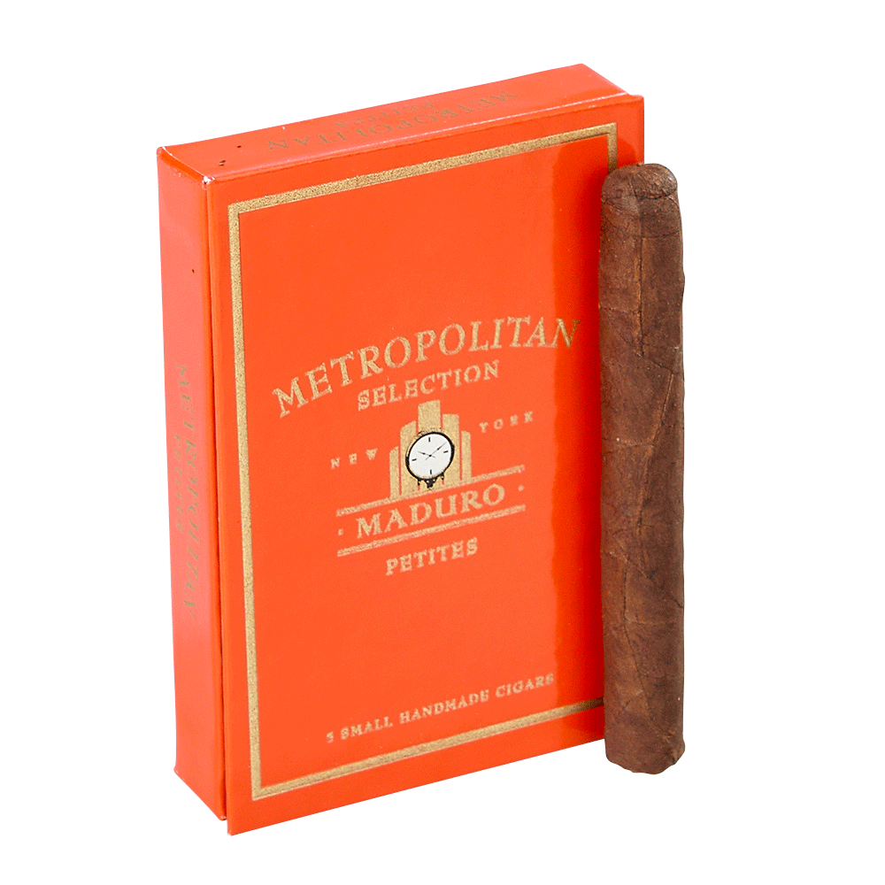 Ferio Tego Metropolitan Maduro Petites | Churchill | Box of 5