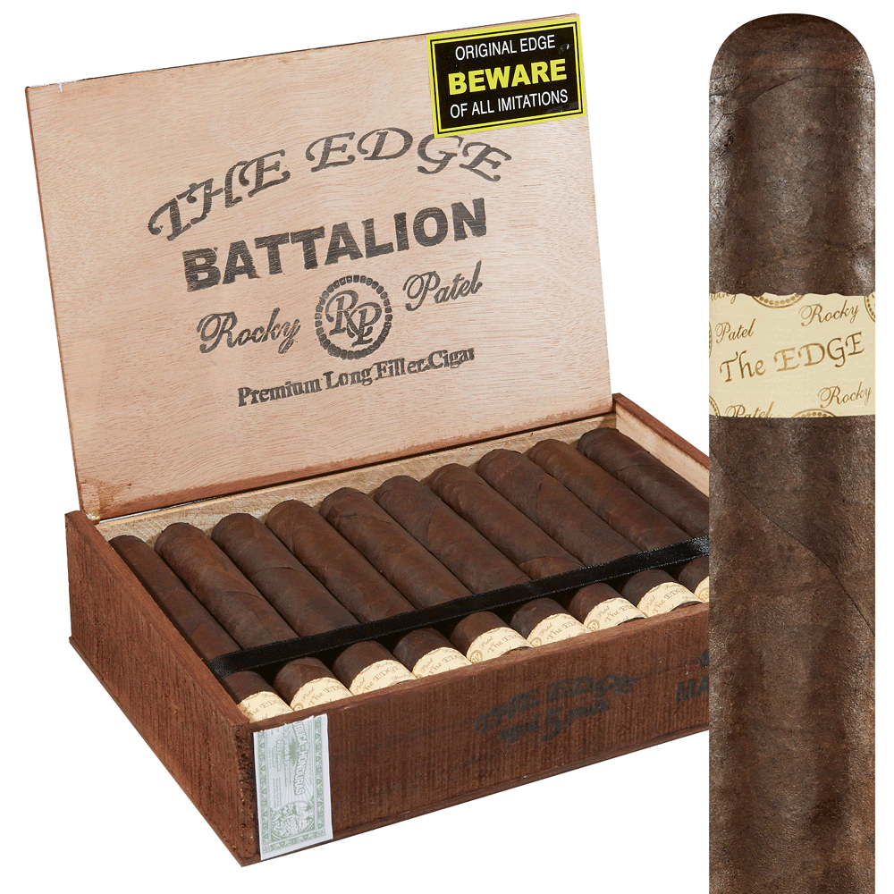 Rocky Patel The Edge Maduro | Battalion | Box of 20
            
                
                    
                         + 10 Cigars