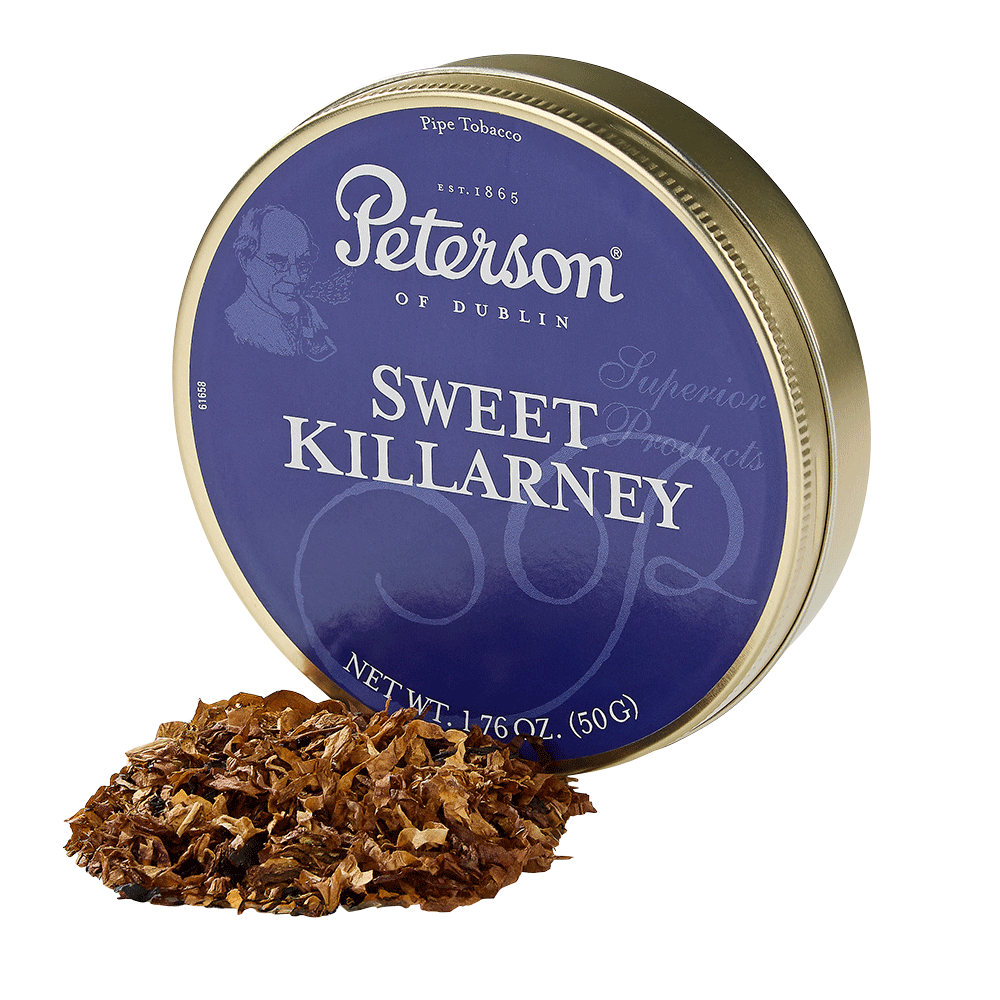 Peterson Sweet Killarney Pipe Tobacco | Peterson Sweet Killarney Pipe Tobacco | 1.75 Ounce Tin