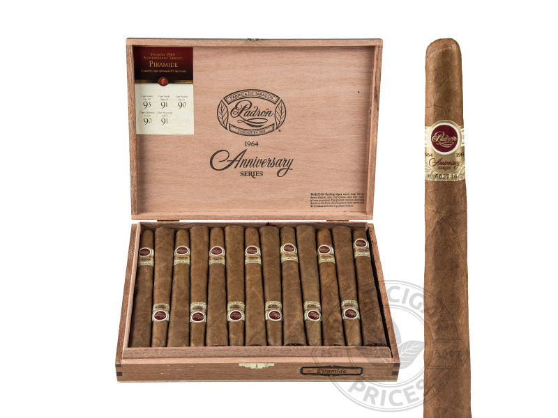 Padron Anniversario Serie 1964 Piramides Natural - 25 Cigars