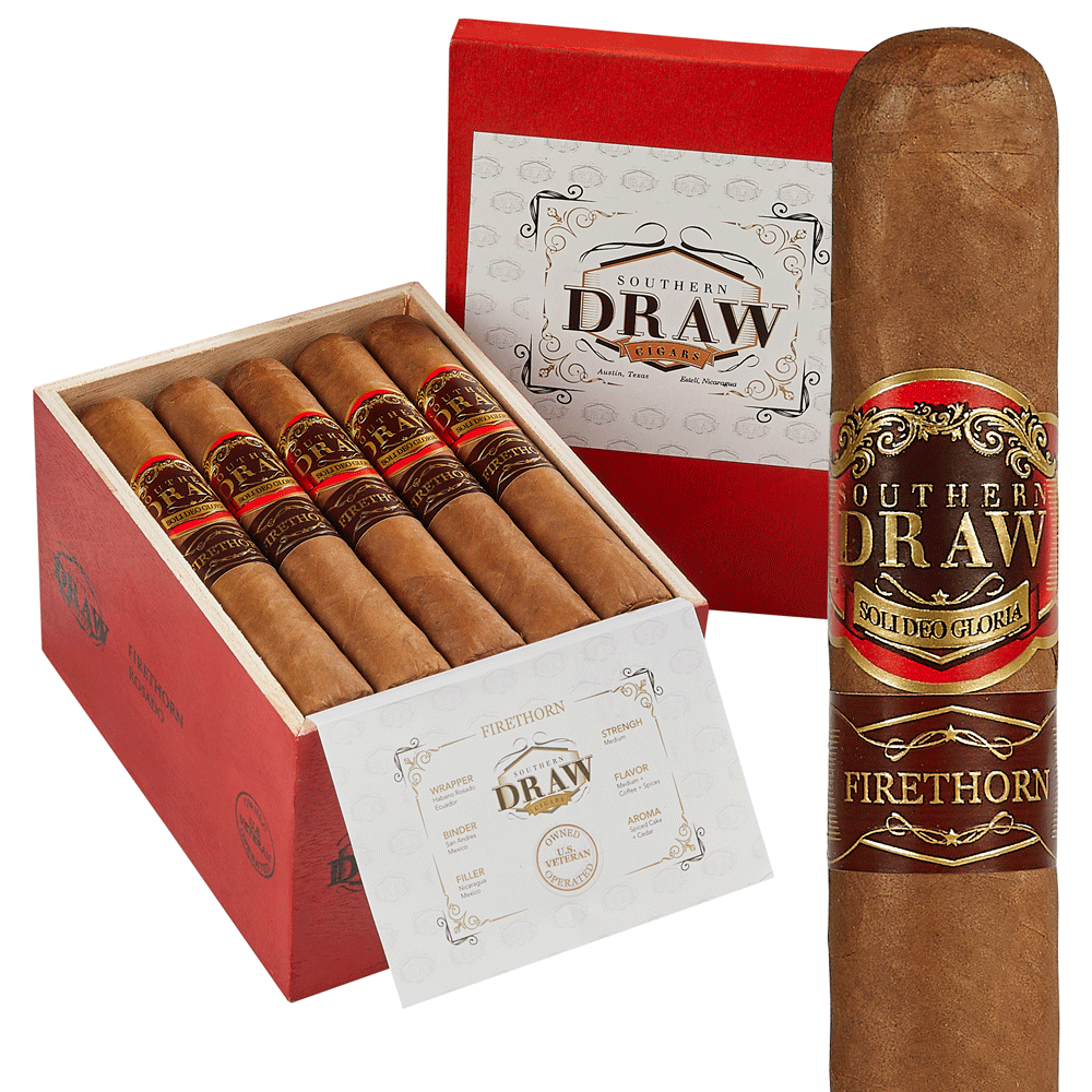 Southern Draw Firethorn Habano Rosado | Robusto | Box of 20
