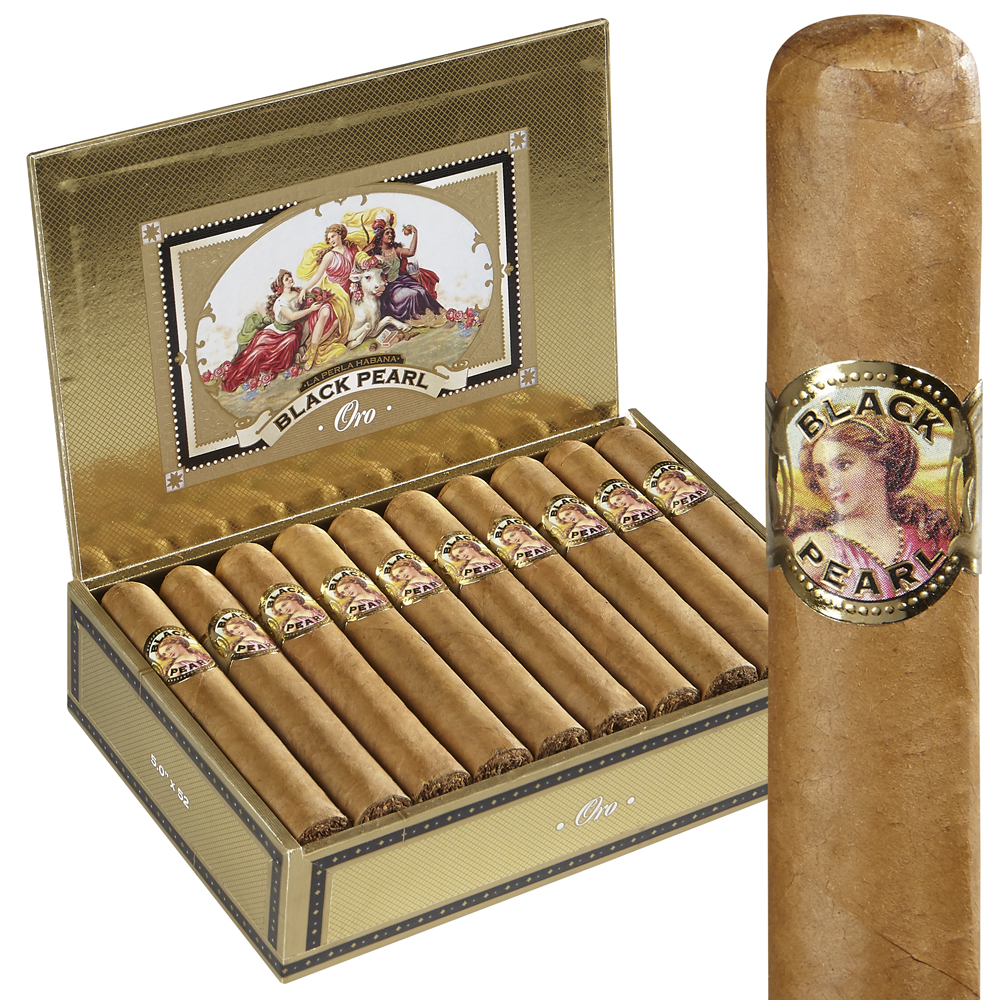 La Perla Habana Black Pearl Oro | Robusto | Box of 20