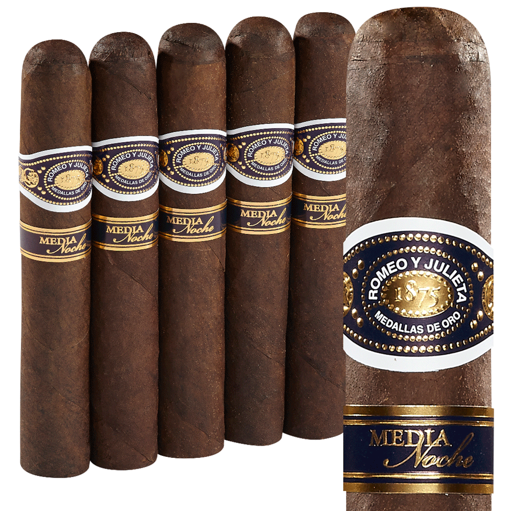Romeo y Julieta Media Noche | Double Toro | Pack of 5