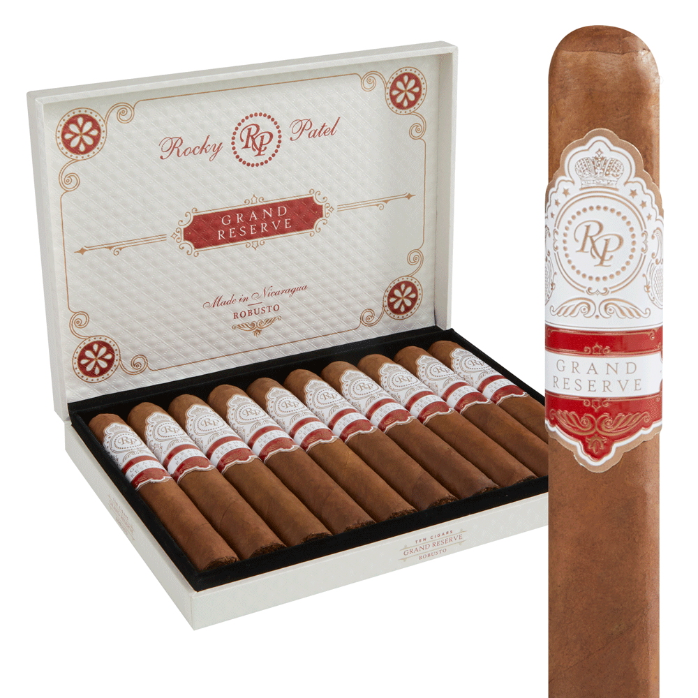 Rocky Patel Grand Reserve | Robusto | Box of 10
            
                
                    
                         + 10 Cigars