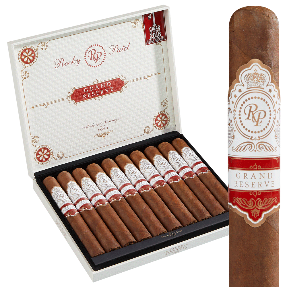 Rocky Patel Grand Reserve | Toro | Box of 10
            
                
                    
                         + 10 Cigars