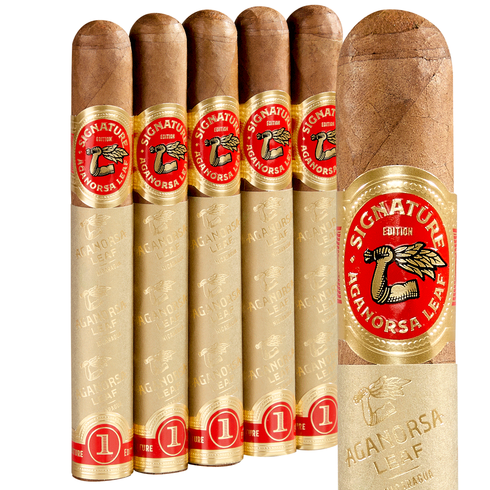 Aganorsa Leaf Signature Selection | Toro | Pack of 5