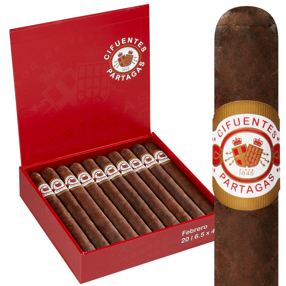 Partagas Cifuentes Diciembre | Febrero [NEW PKG] | Box of 20
            
                
                    
                         + 5 Cigars