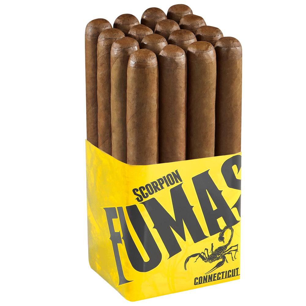 Camacho Scorpion Fumas Connecticut | Churchill | Pack of 16