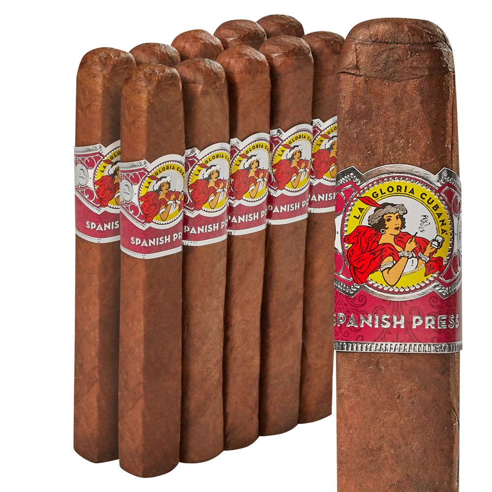 La Gloria Cubana Spanish Press | Robusto | Pack of 10