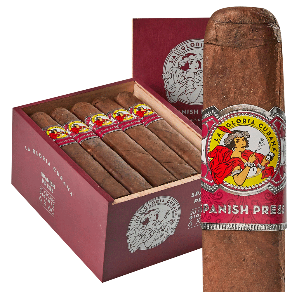 La Gloria Cubana Spanish Press | Gigante | Box of 20