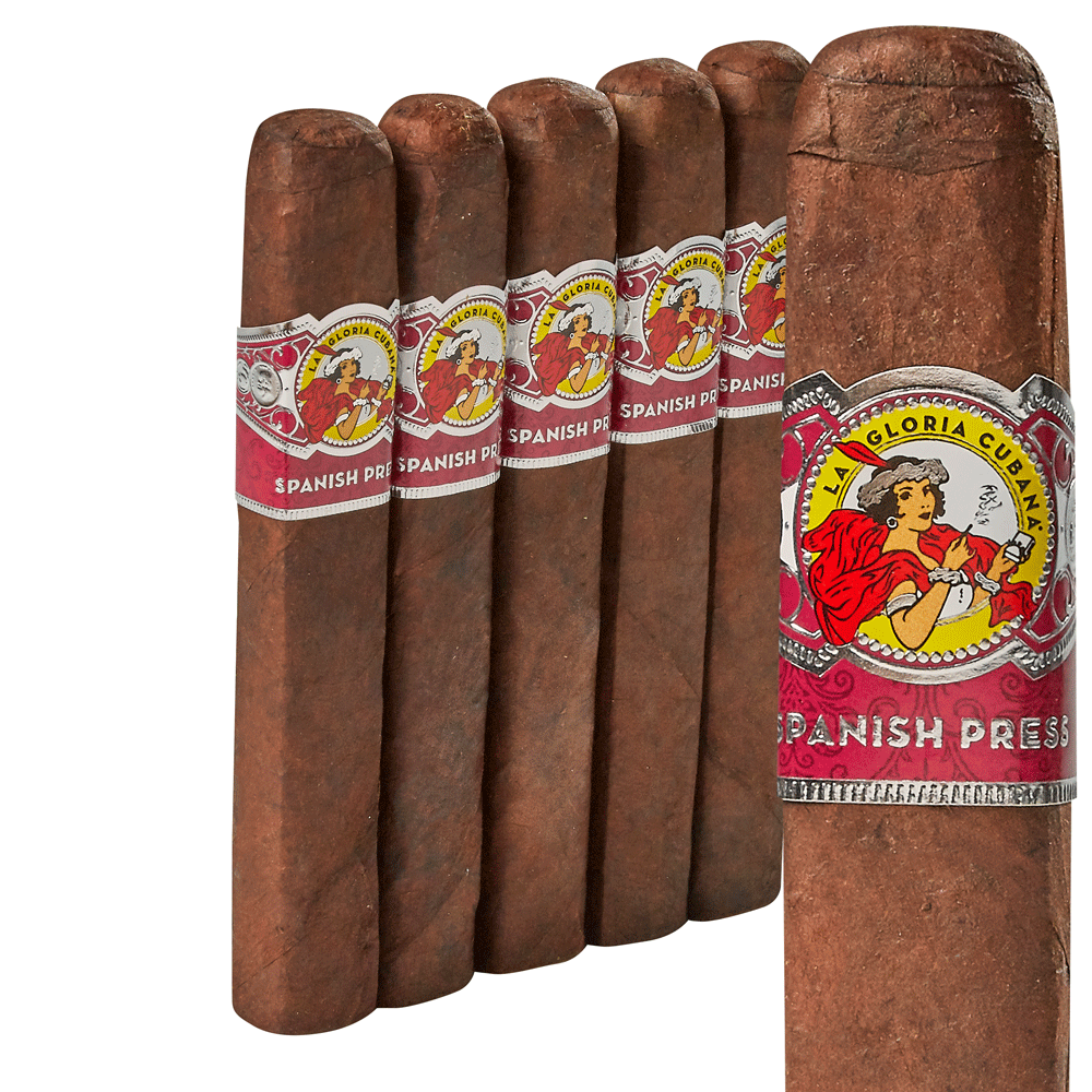 La Gloria Cubana Spanish Press | Gigante | Pack of 5