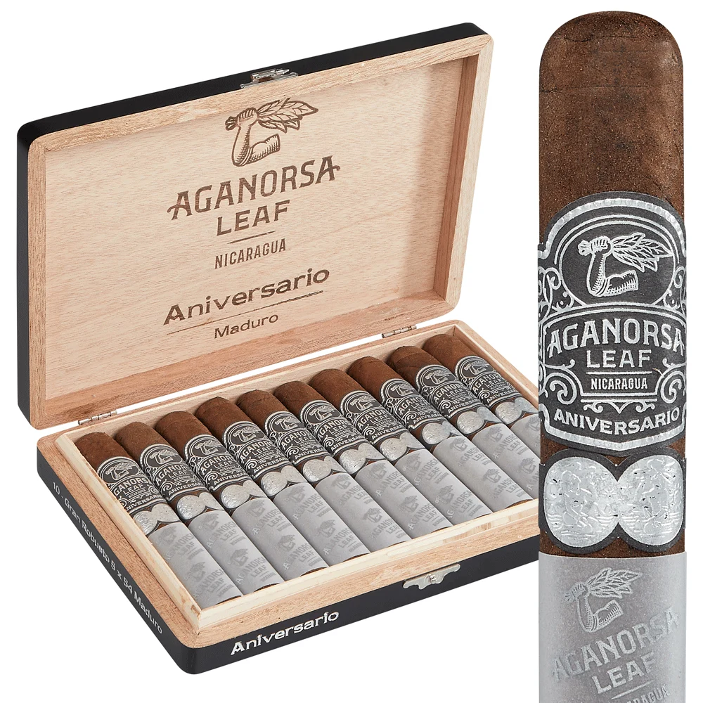 Aganorsa Leaf Aniversario Maduro | Gran Toro | Box of 10