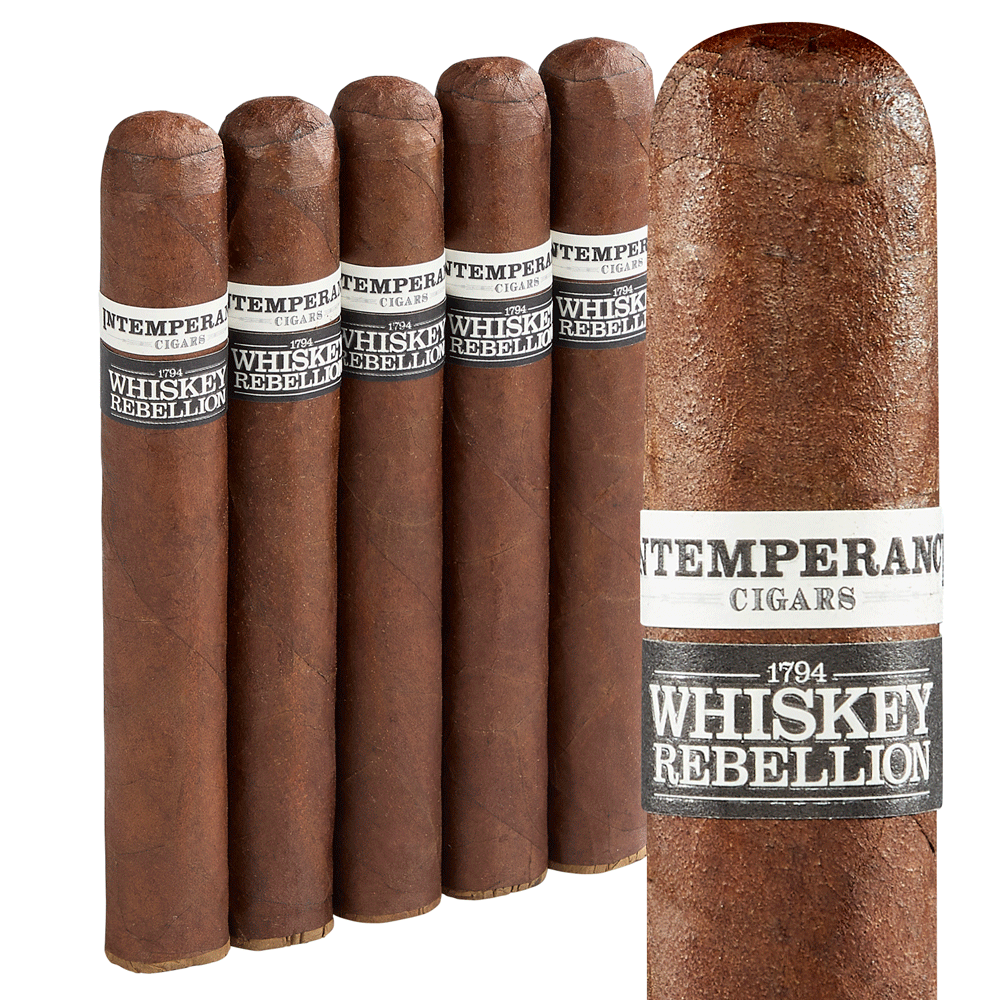 RoMa Craft Intemperance Whiskey Rebellion 1794 Hamilton Petito | Tully (6.0" X 54) | Pack of 5