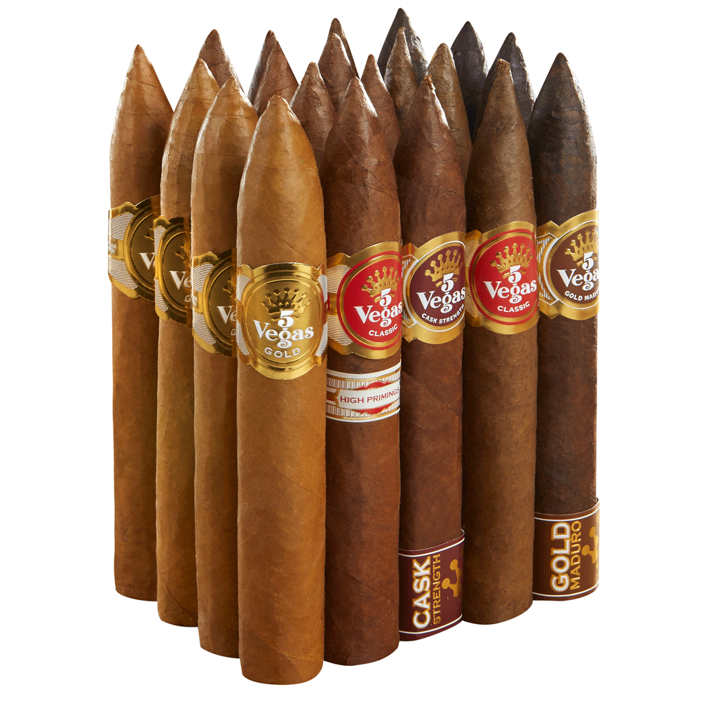5 Vegas Torpedo Mega-Sampler | 5 Vegas Torpedo Mega-Sampler | 20 Cigars