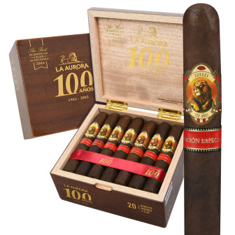 La Aurora 100 Anos Connecticut Broadleaf Maduro Robusto Especiales 5 Pack