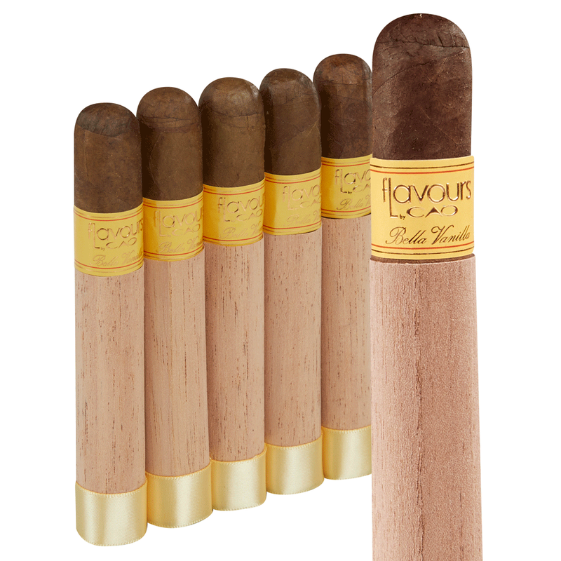 CAO Flavours Tins 10 pack - Vanilla Cigarillos (4.0" x 30) Robusto Pack of 5