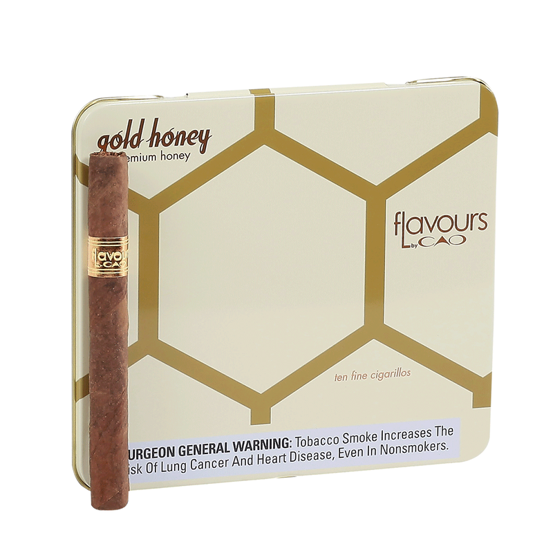 CAO Flavours Tins 10 pack - Honey Cigarillos (4.0" x 30) Pack of 10