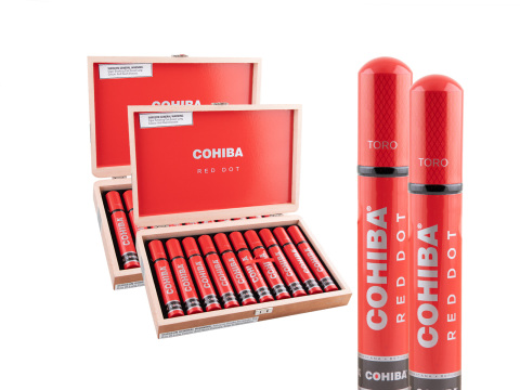 Cohiba Red Dot Toro Tubes - 20 Cigars