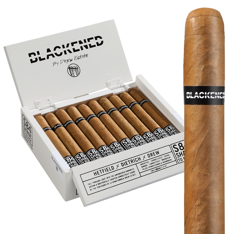 Blackened S84 Shade to Black by Drew Estate Corona Box of 20