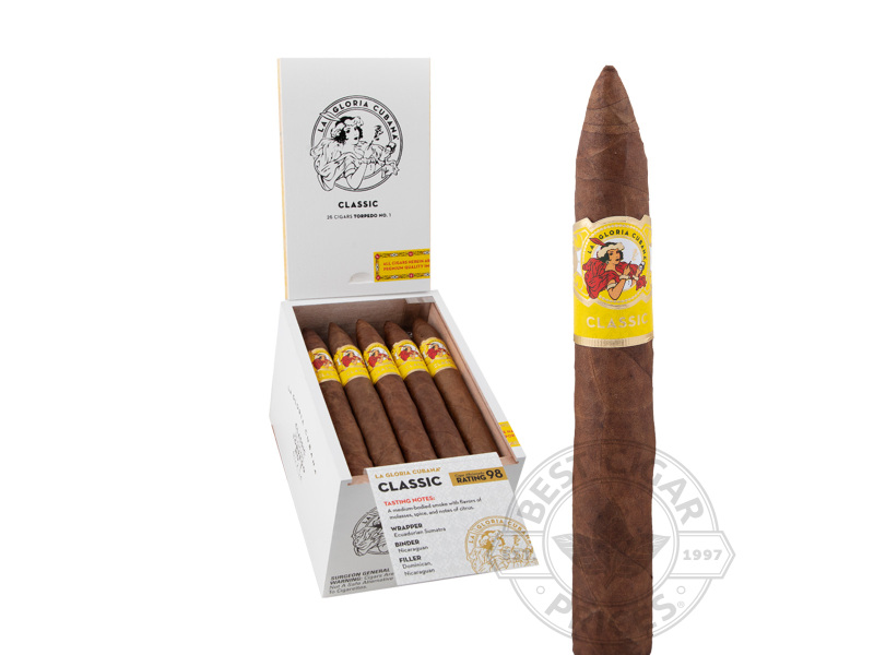La Gloria Cubana Torpedo #1 Natural - 25 Cigars
