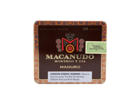 Macanudo Ascot Maduro - Tin - 10 Total Cigars