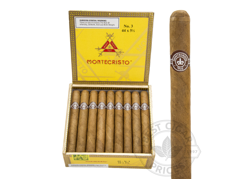 Montecristo #3 - 25 Cigars