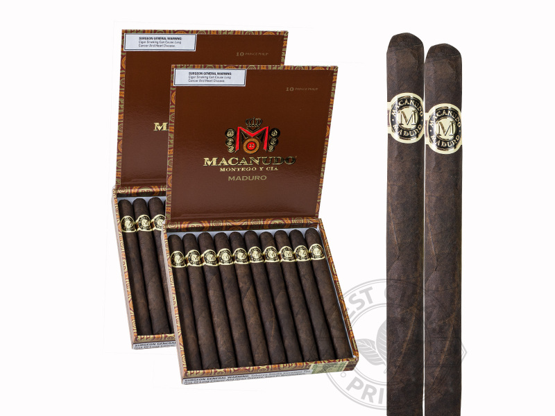Macanudo Prince Phillip Maduro - 20 Cigars