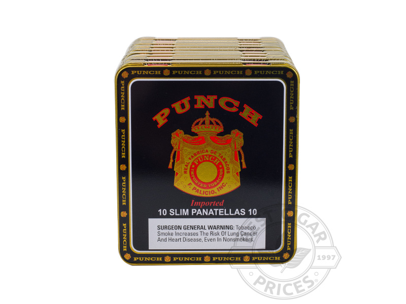 Punch Slim Panatelas Natural - 100 Cigarillos