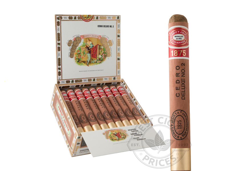 Romeo Y Julieta 1875 Cedro Delux #2 - 25 Cigars