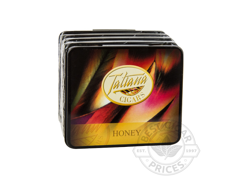 Tatiana Miniature Honey Tins - 50 Cigarillos