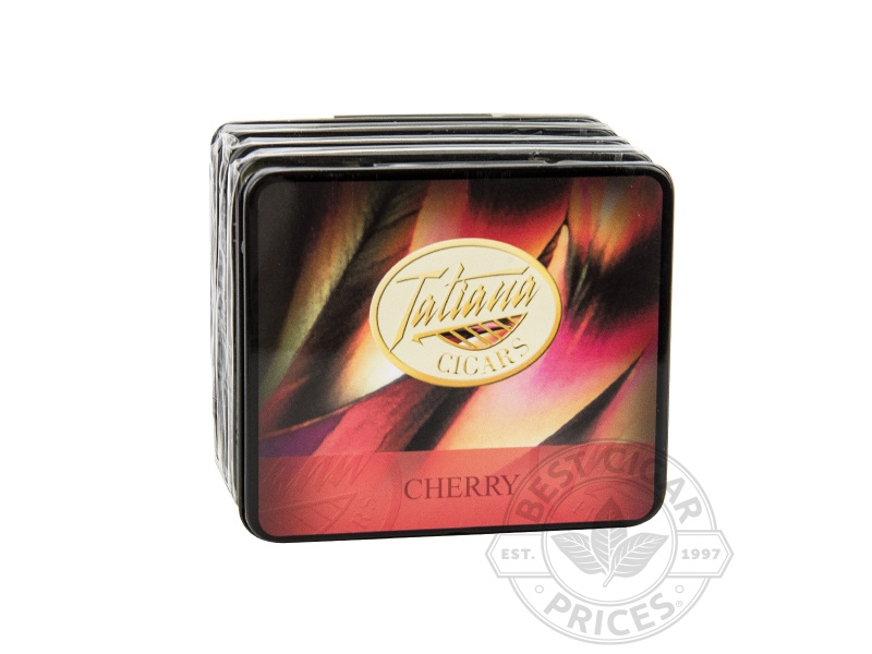Tatiana Miniature Cherry Tins - 50 Cigarillos