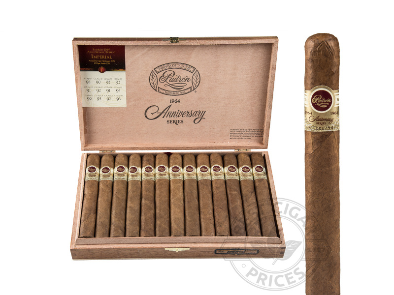 Padron Anniversario Serie 1964 Imperiales Natural - 25 Cigars