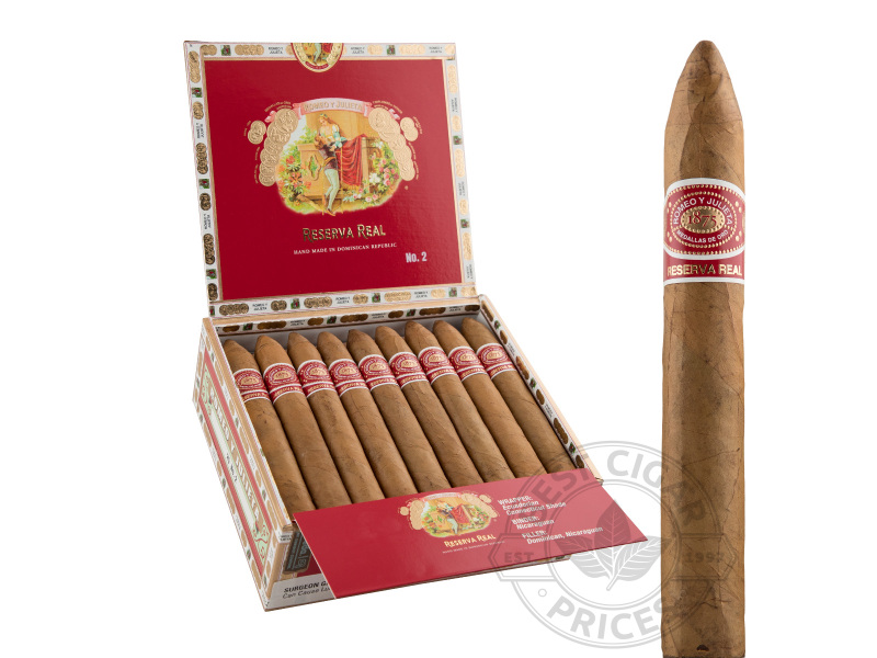 Romeo Y Julieta Reserva Real Belicoso #2 - 25 Cigars