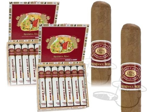 Romeo Y Julieta Reserva Real Verona'S Court Tubes - 40 Cigars