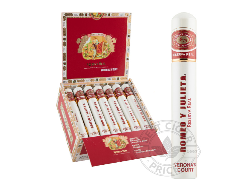 Romeo Y Julieta Reserva Real Verona'S Court Tubes - 20 Cigars