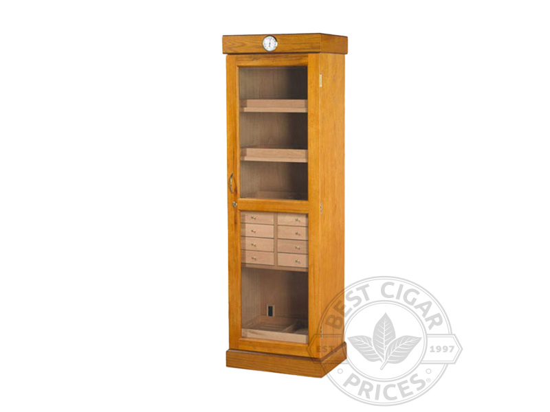 Cigar Tower Drawer Unit Humidor - Oak - Box of 20