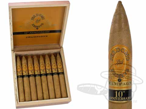 Perdomo Reserve 10th Anniversary Champagne Torpedo - 25 Cigars