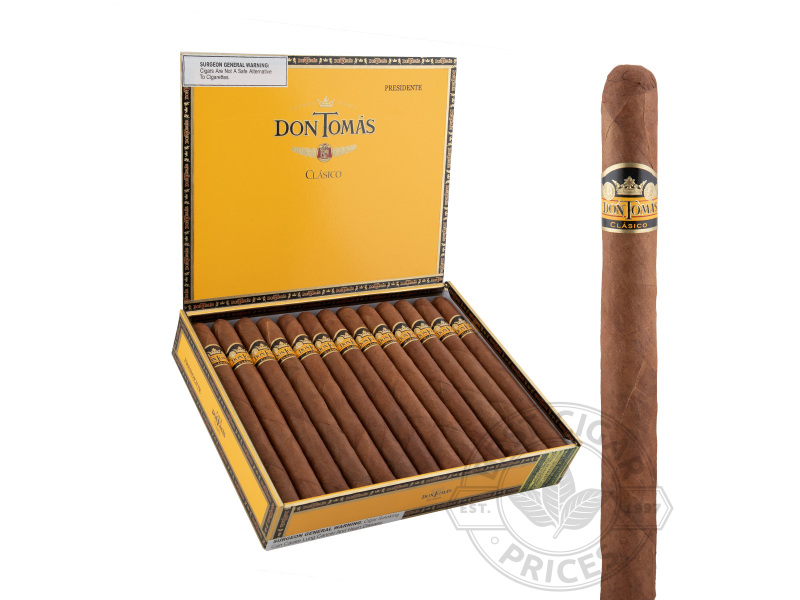 Don Tomas Clasico Presidente Natural - 25 Cigars