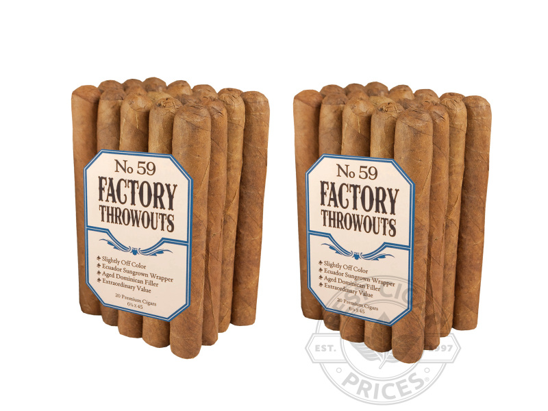 Factory Throwouts Number 59 - 40 Cigars
