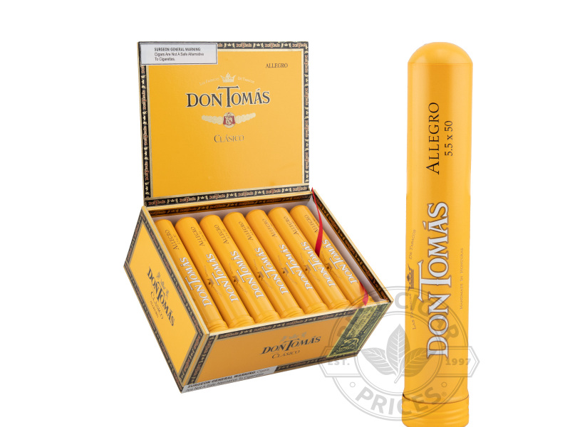 Don Tomas Clasico Allegro Tubos Natural - 20 Cigars