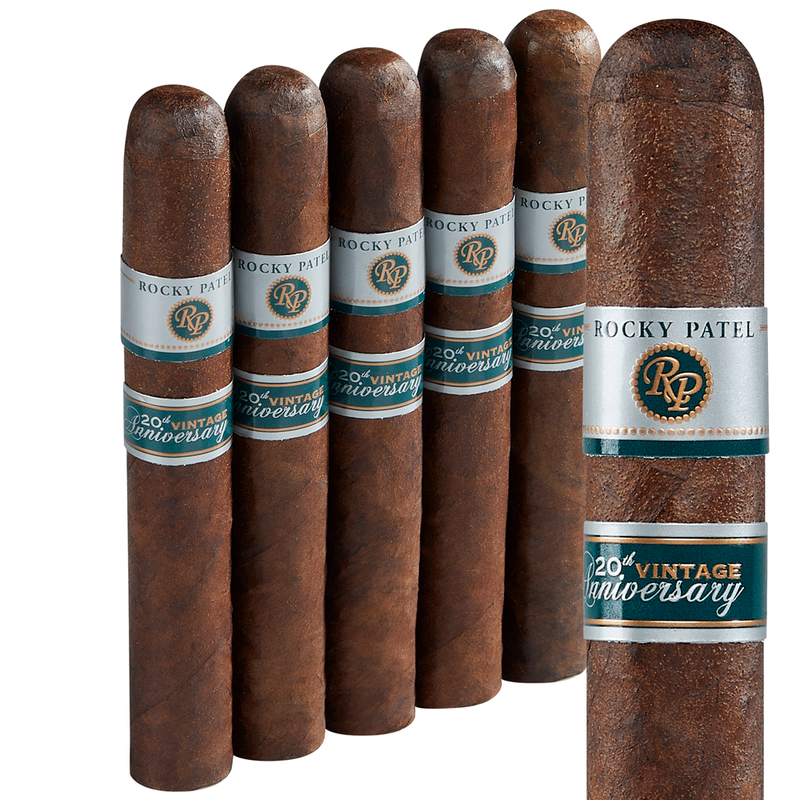 Rocky Patel Vintage 20th Anniversary Robusto Pack of 5