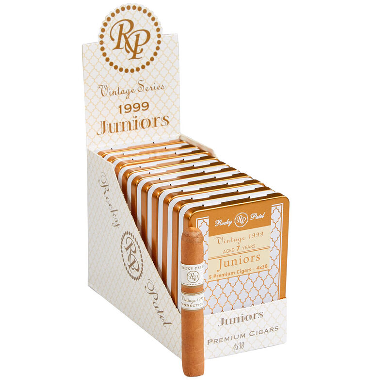 Rocky Patel Vintage 1999 Connecticut Cigarillos Tins - Juniors Petite Corona Pack of 50