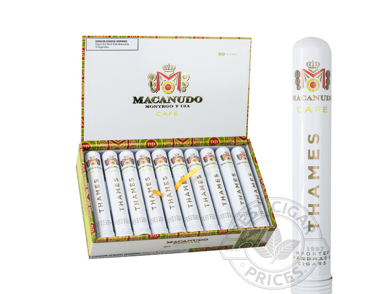 Macanudo Thames Cafe Tubes - 20 Cigars