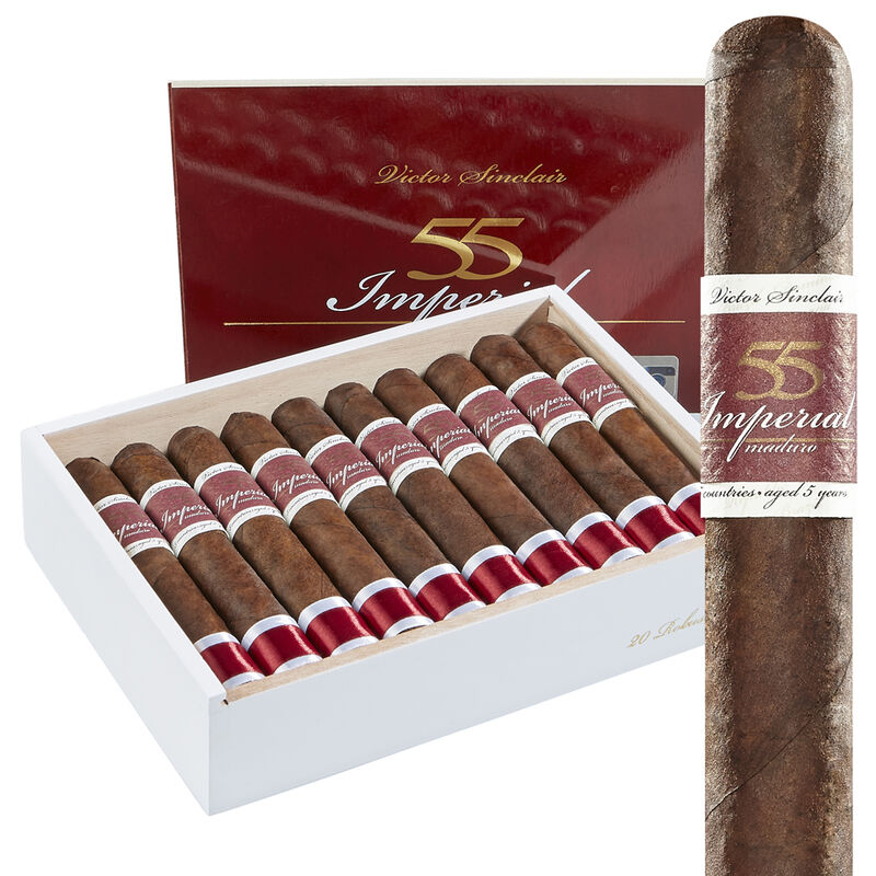Victor Sinclair Series 55 Imperial Maduro Box of 20