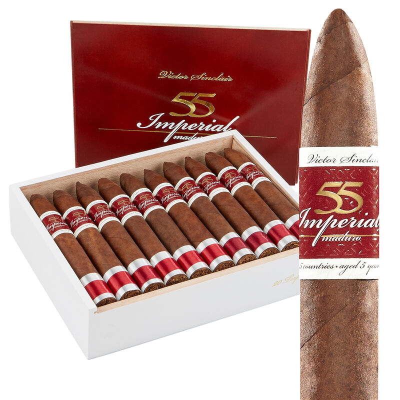 Victor Sinclair Series 55 Imperial Maduro Box of 20